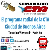 Logo SEMANARIO DE LA CTA DE LOS TRABAJADORES
