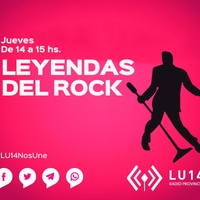 Logo  #EspecialesLU14 Carlos Vargas - Leyendas del Rock 