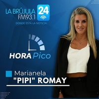 Logo Hora Pico con Marianela Romay