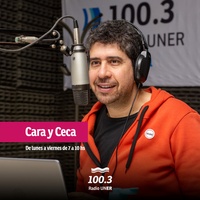 Logo Cara y Ceca con Juan Pablo Arias