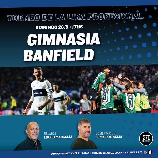 1º gol de Gimnasia vs Banfield (Castillo) RadioCut