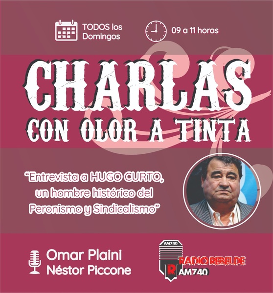 Charlas con Olor a Tinta:90 años CGT: Hugo Curto. 