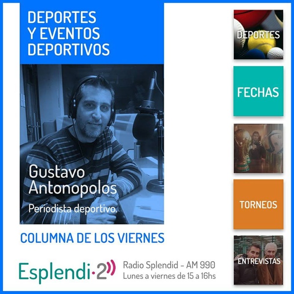 Bloque deportivo en Esplendi2 por Radio Splendid AM 990 RadioCut