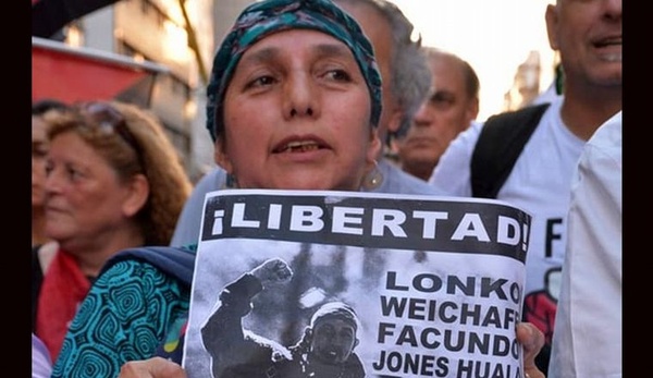 María Isabel Huala, lonko mapuche, madre de Facundo Jones Huala.
